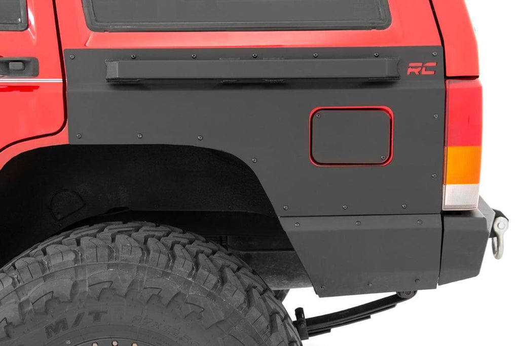 Rough Country Quarter Panel Armor Jeep Rear Upper and Lower Quarter Panel Armor 84-96 Cherokee XJ Rough Country - 10578