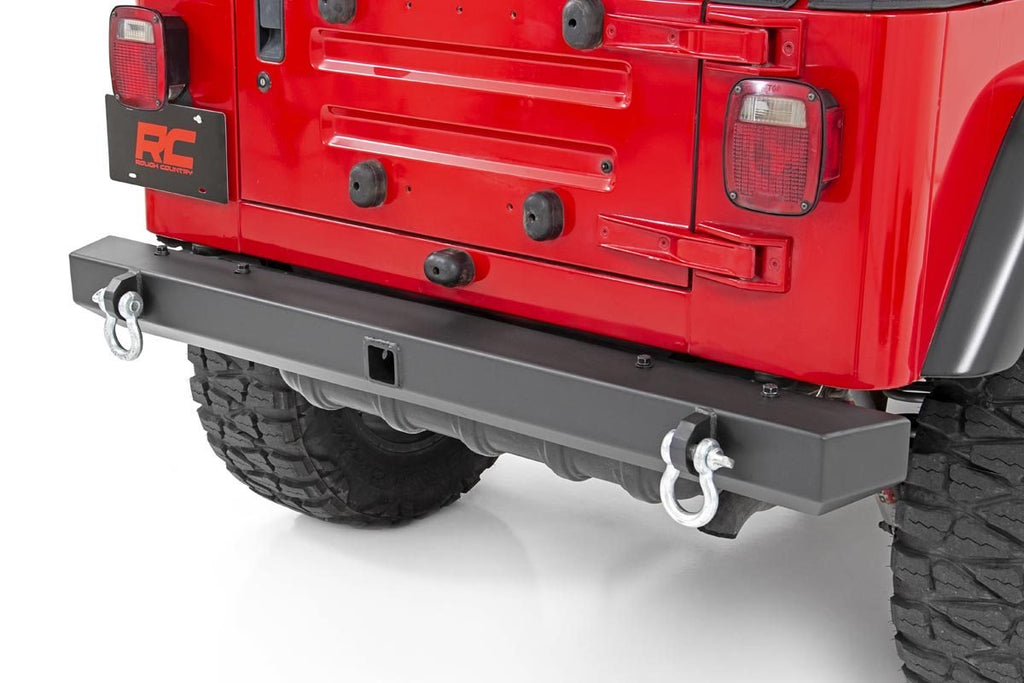 Rough Country Rear Bumpers Jeep Classic Full Width Rear Bumper 87-06 Wrangler YJ/TJ Rough Country - 10591