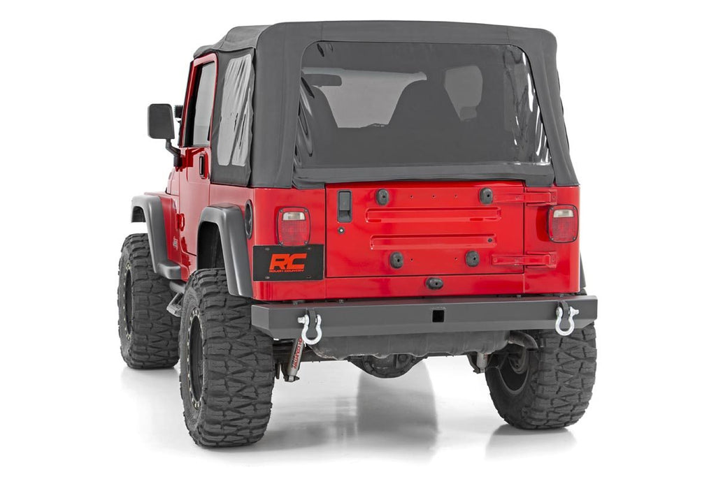 Rough Country Rear Bumpers Jeep Classic Full Width Rear Bumper 87-06 Wrangler YJ/TJ Rough Country - 10591