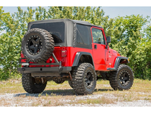 Load image into Gallery viewer, Rough Country Rear Bumpers Jeep Classic Full Width Rear Bumper w/Tire Carrier 87-06 Wrangler YJ/TJ Rough Country - 10592A