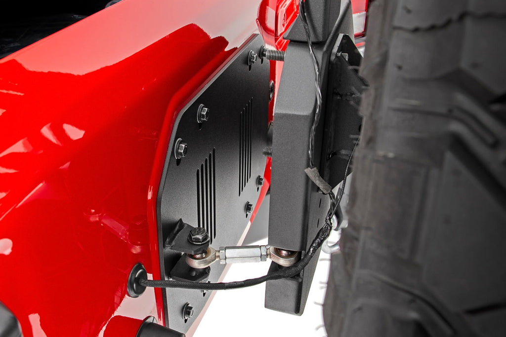 Rough Country Rear Bumpers Jeep JL Rear Trail Bumper with Tire Carrier For 18-Pres Wrangler JL 4WD Rough Country - 10598
