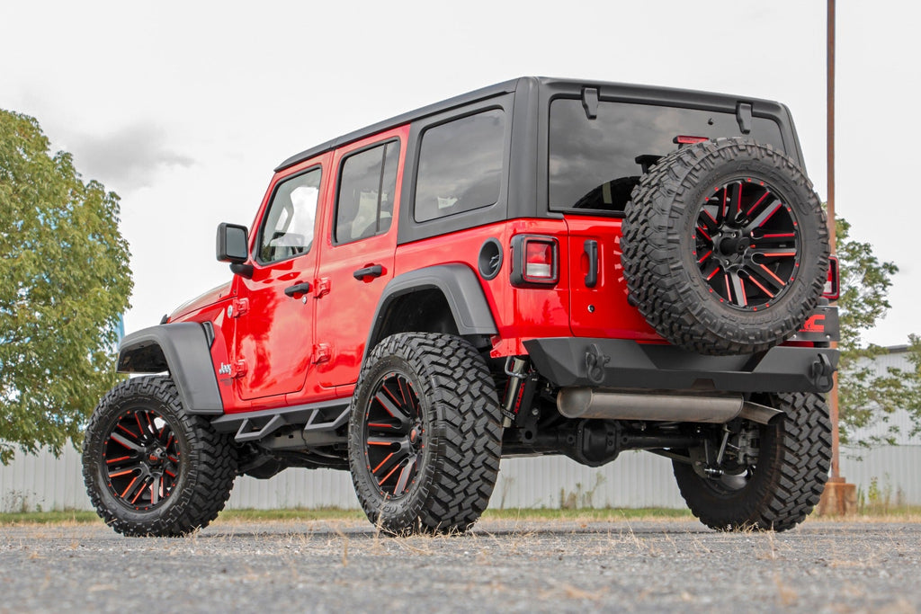 Rough Country Rear Bumpers Jeep JL Rear Trail Bumper with Tire Carrier For 18-Pres Wrangler JL 4WD Rough Country - 10598
