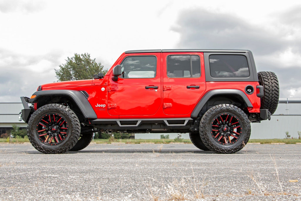 Rough Country Rear Bumpers Jeep JL Rear Trail Bumper with Tire Carrier For 18-Pres Wrangler JL 4WD Rough Country - 10598