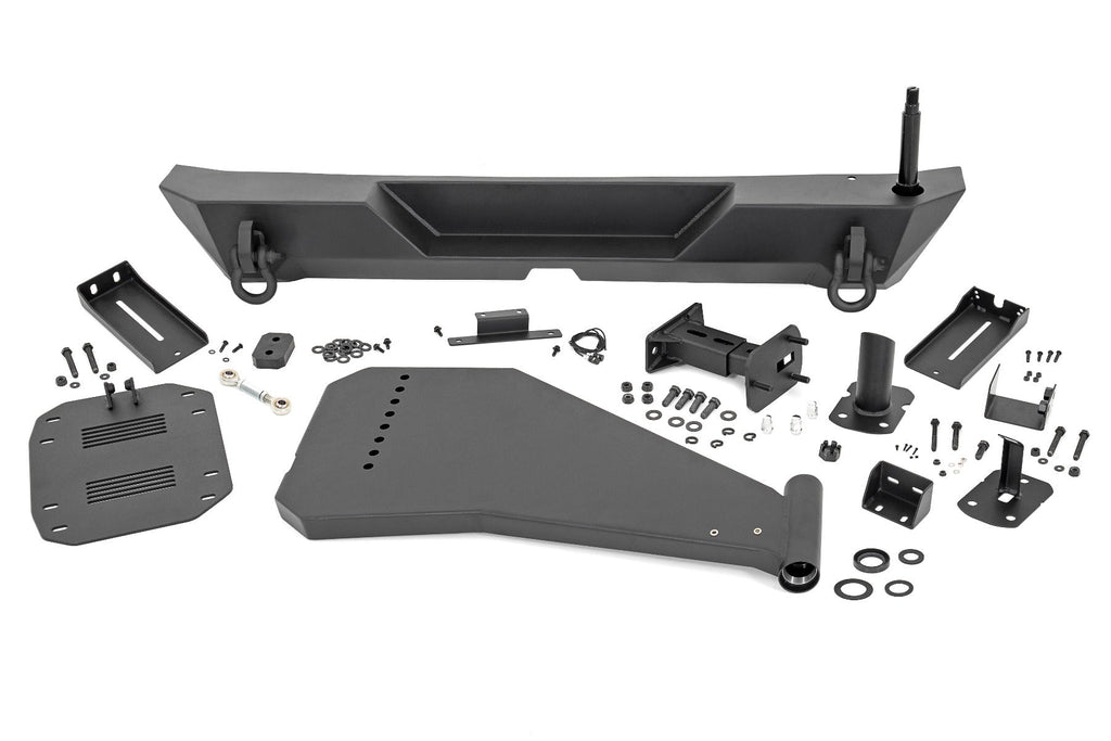 Rough Country Rear Bumpers Jeep JL Rear Trail Bumper with Tire Carrier For 18-Pres Wrangler JL 4WD Rough Country - 10598