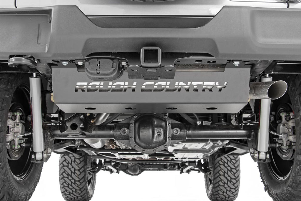 Jeep Muffler Skid Plate 18-20 Wrangler JL Rough Country