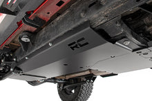 Load image into Gallery viewer, Rough Country Transfer Skid Plate Armor Jeep Engine + Transfer Case + Gas Tank Skid Plate System 18-20 JL Unlimited 3.6L Rough Country - 10608
