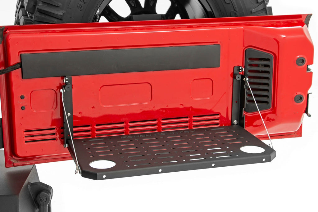 Rough Country Tailgate Table Jeep Tailgate Table Folding For 07-18 Wrangler JK Rough Country - 10630