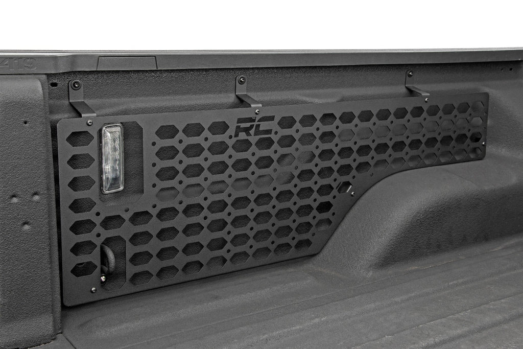 Rough Country Molle Panel Jeep Molle Panel Bed Mounting System 20-Up Gladiator Driver Side Rough Country - 10632