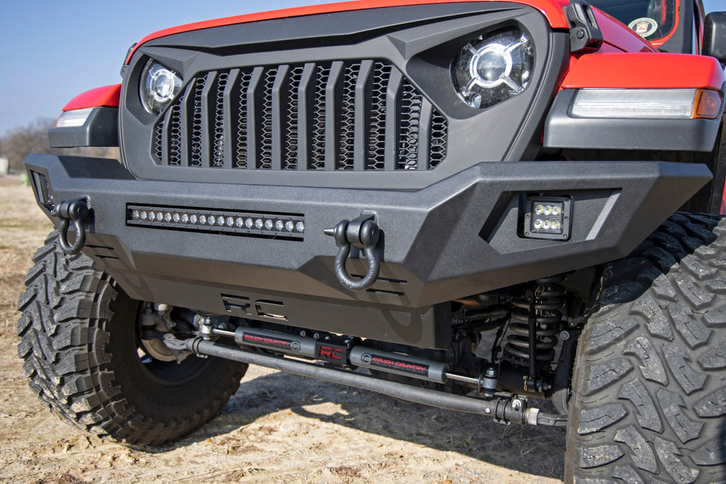 Front Bumper Skid Plate 20-Up Jeep Gladiator JT/18-22 Wrangler JL Rough Country