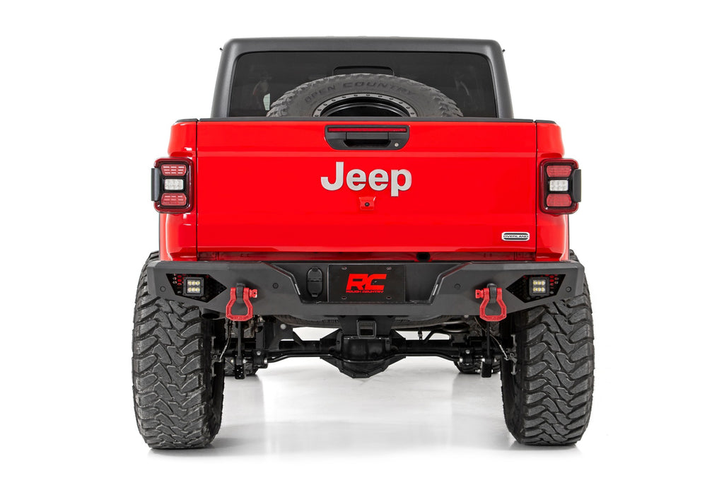Jeep Heavy-Duty Rear LED Bumper For 20- Up Gladiator Rough Country