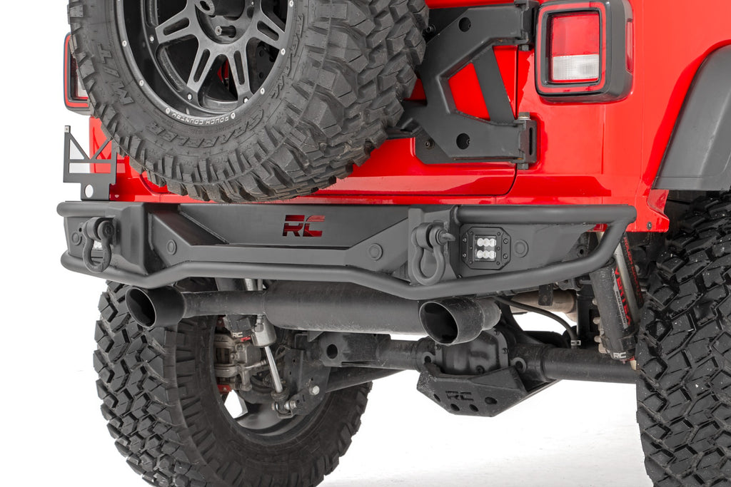 Rear Bumper Tubular 18-22 Jeep Wrangler JL 4WD Rough Country
