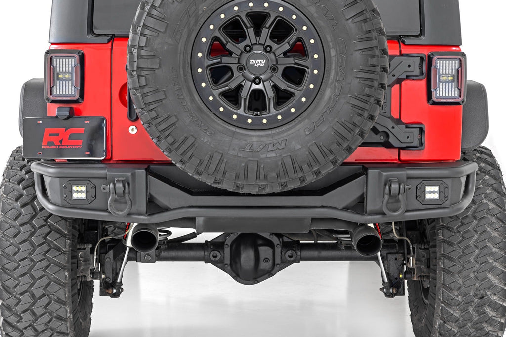 Rough Country Rear Bumpers Rear Bumper Tubular 07-18 Jeep Wrangler JK Rough Country - 10649