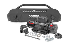 Load image into Gallery viewer, Front Bumper Hybrid 9500-Lb Pro Series Winch Synthetic Rope 16-22 Toyota Tacoma Rough Country