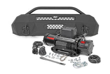 Load image into Gallery viewer, Front Bumper Hybrid 12000-Lb Pro Series Winch Synthetic Rope 16-22 Toyota Tacoma Rough Country