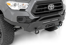 Load image into Gallery viewer, Front Bumper High Clearance 12000 Lb Pro Series Winch Synthetic Rope 16-22 Toyota Tacoma Rough Country