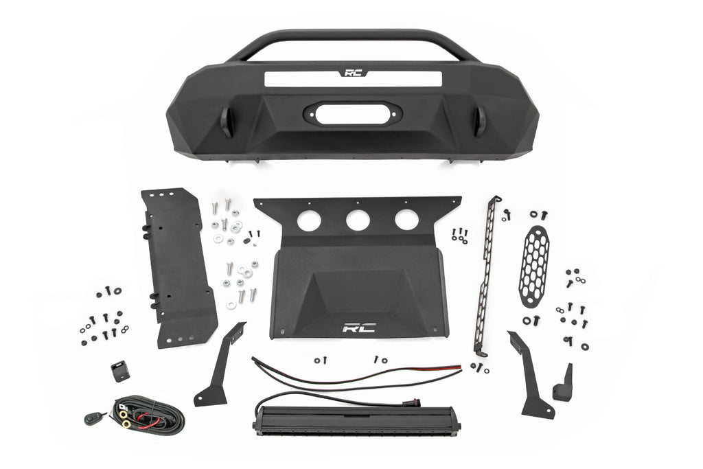 Front Bumper Hybrid with 20 Inch LED Light Bar 16-22 Toyota Tacoma 2WD/4WD Rough Country