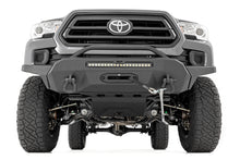 Load image into Gallery viewer, Rough Country Front Bumpers Front Bumper High Clearance Hybrid with 12000 Lb Pro Series Winch Synthetic Rope and 20 LED Light Bar 16-22 Toyota Tacoma Rough Country - 10723