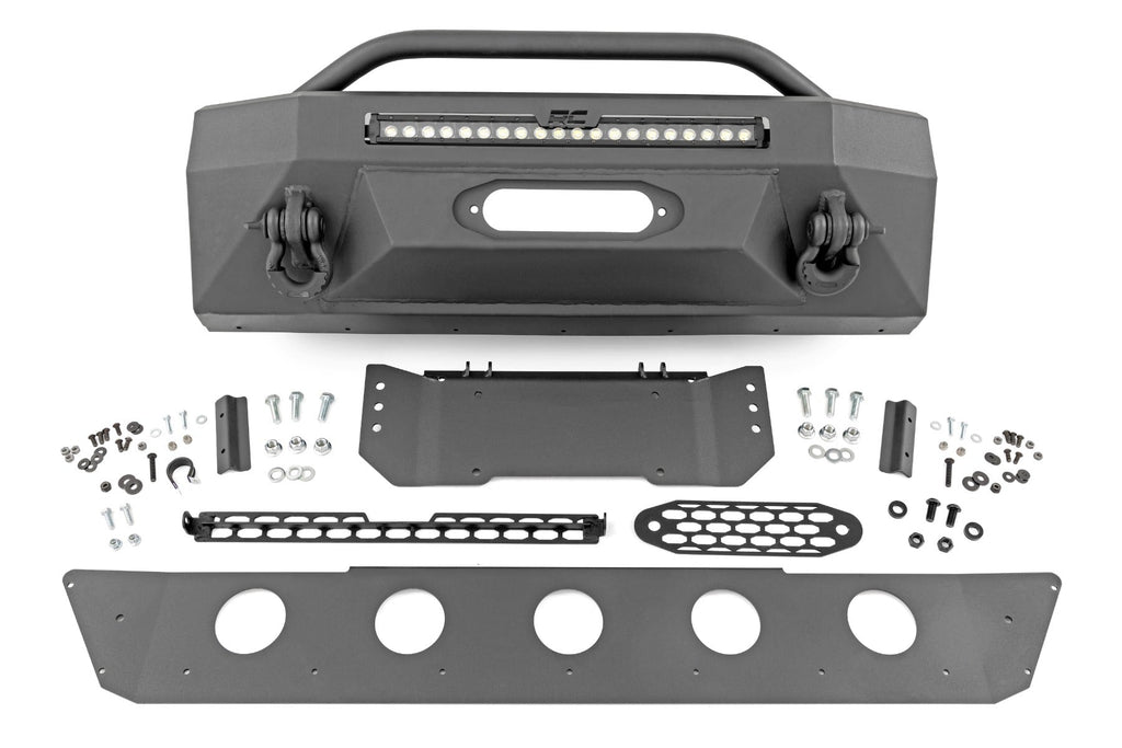 Rough Country Front Bumpers Front Bumper Hybrid with 20 Inch LED Light Bar 14-22 Toyota 4Runner 2WD/4WD Rough Country - 10744