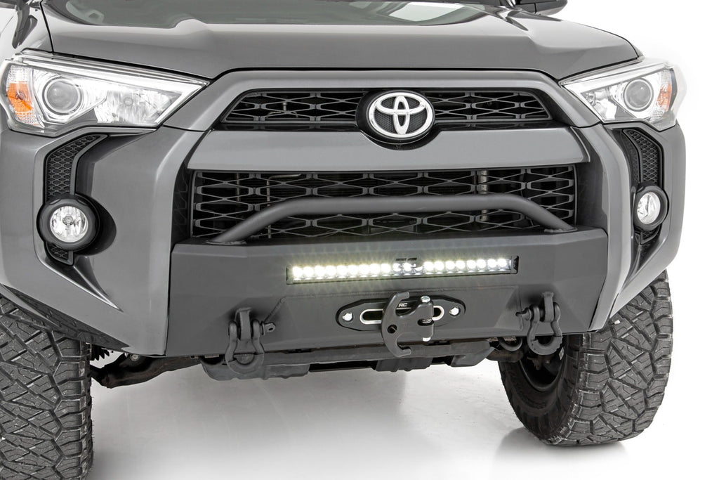 Rough Country Front Bumpers Front Bumper Hybrid with 20 Inch LED Light Bar 14-Up Toyota 4Runner 2WD/4WD Rough Country - 10744