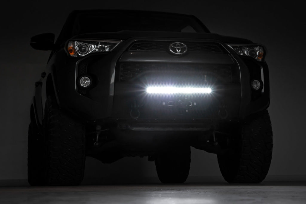 Rough Country Front Bumpers Front Bumper Hybrid with 20 Inch LED Light Bar 14-Up Toyota 4Runner 2WD/4WD Rough Country - 10744