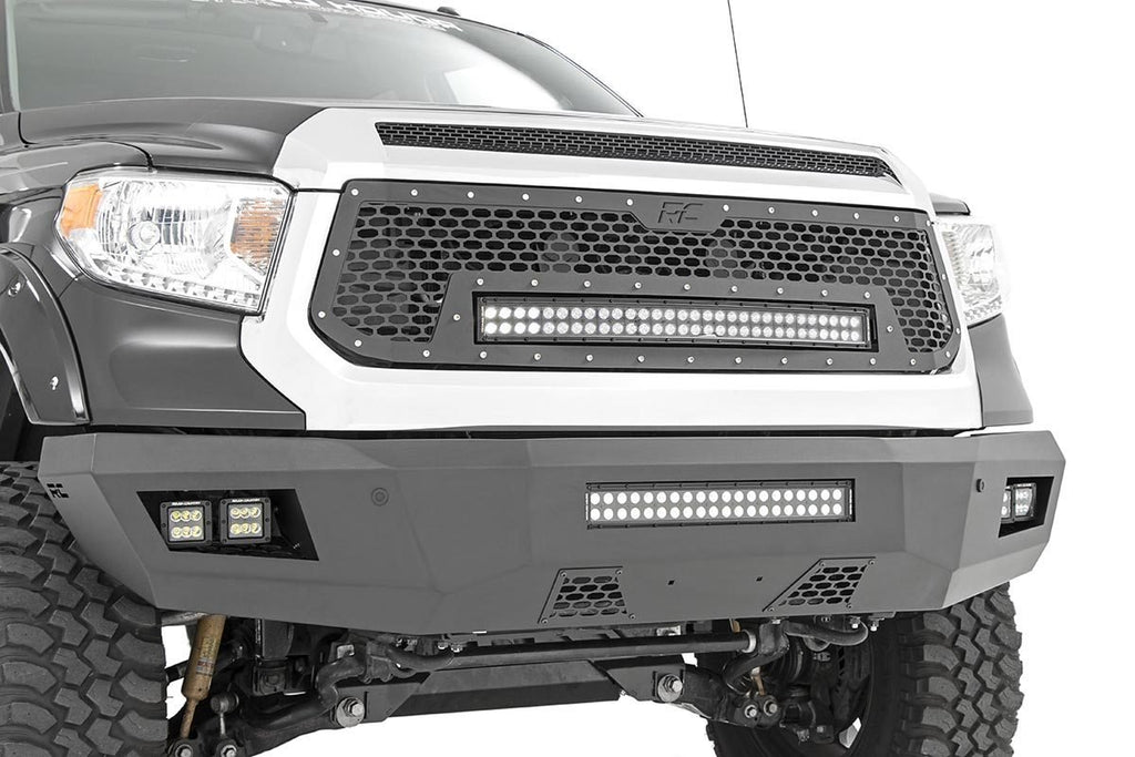 Rough Country Front Bumpers Tundra Heavy-Duty Front LED Bumper 14-20 Tundra Rough Country - 10777