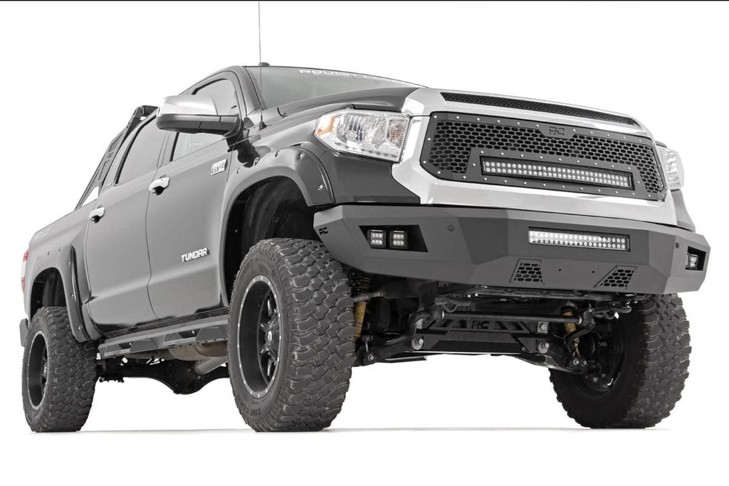 Rough Country Front Bumpers Tundra Heavy-Duty Front LED Bumper 14-20 Tundra Rough Country - 10777