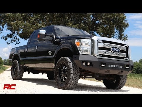 Rough Country Front Bumpers Ford Heavy-Duty Front LED Bumper 11-16 F-250/F-350 Rough Country - 10783