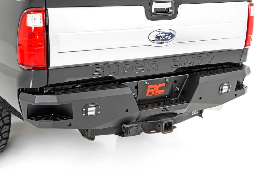 Rough Country Rear Bumpers Ford F-250/F-350 Heavy-Duty Rear LED Bumper For 99-16 F-250/F-350 4WD Rough Country - 10784