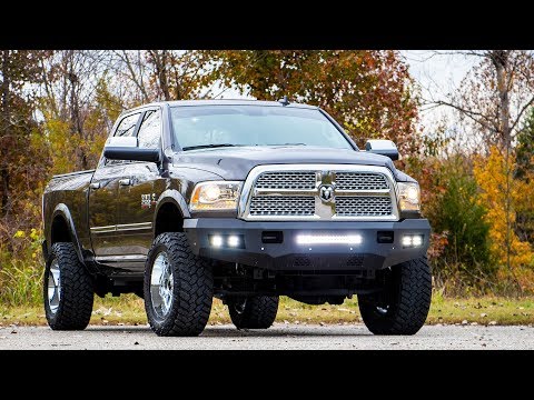 Rough Country Front Bumpers RAM Heavy-Duty Front LED Bumper 10-18 2500/3500 Rough Country - 10785
