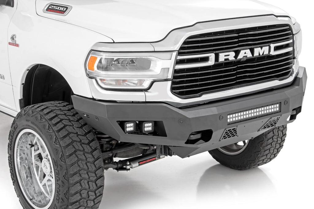 Rough Country Front Bumpers Front High Clearance LED Bumper 19-22 Ram 2500 Rough Country - 10806A