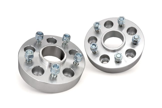 Rough Country Wheel Spacer 1.5 Inch Wheel Spacers Pair Aluminum 99-10 Grand Cherokee W 06-10 :Commander XK 07-18 Wrangler JK Rough Country - 1091