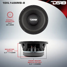 Load image into Gallery viewer, XL 10" Mid-Bass Loudspeaker 700 Watts Rms 8-Ohm