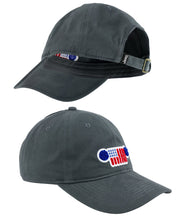 Load image into Gallery viewer, Hat - Jeep Chino Twill Ponytail with Chenille Stars and Stripes Grille Patch