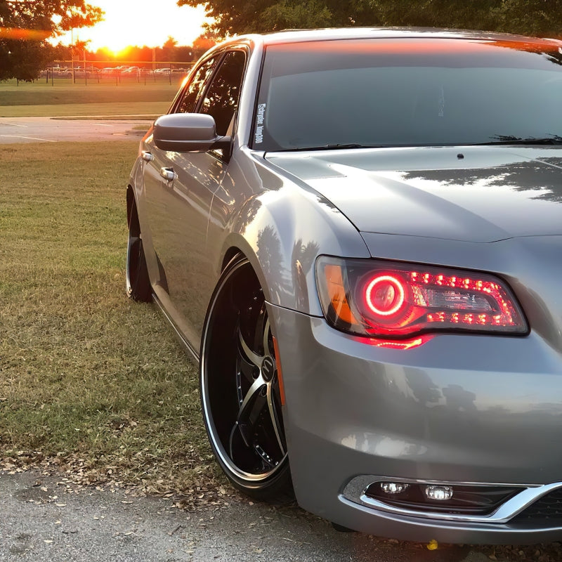 ORACLE Lighting Headlights Oracle 11-19 Chrysler 300C DRL Upgrade w/ Halo Kit - ColorSHIFT w/ 2.0 Controller SEE WARRANTY