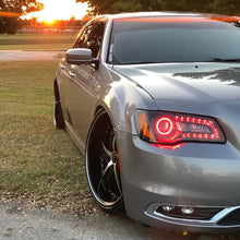 Load image into Gallery viewer, ORACLE Lighting Headlights Oracle 11-19 Chrysler 300C DRL Upgrade w/ Halo Kit - ColorSHIFT w/ 2.0 Controller SEE WARRANTY