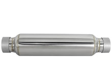 Load image into Gallery viewer, aFe X Pipes aFe MACH Force-Xp 304 Stainless Steel Resonator 2.5in Inlet/Outlet x 4in Dia x 15in Body x 19in L