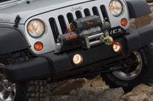 Load image into Gallery viewer, Jeep Winch Mounting Plate for Factory Bumper 07-18 Wrangler JK Rough Country