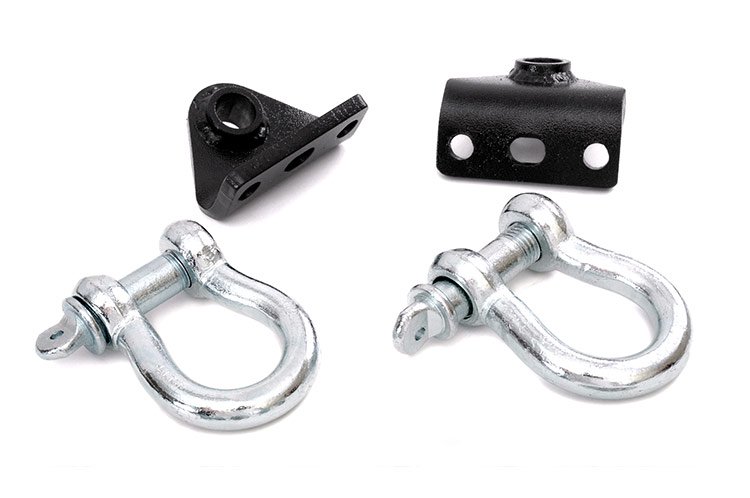 Rough Country D Ring Jeep D-Ring Kit 97-06 Wrangler TJ 87-95 Wrangler YJ Rough Country - 1169