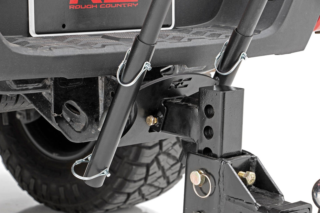 Rough Country Flag Pole Mount Dual Flag Pole Holder Mount for 2 Inch Hitch Rough Country - 117500
