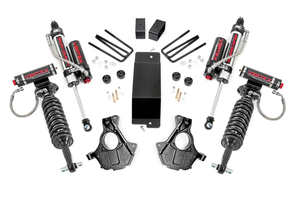 Rough Country Lift Kits 3.5 Inch GM Suspension Lift Knuckle Kit w/Vetex (07-13 1500 PU 4WD Cast Steel) Rough Country - 11950