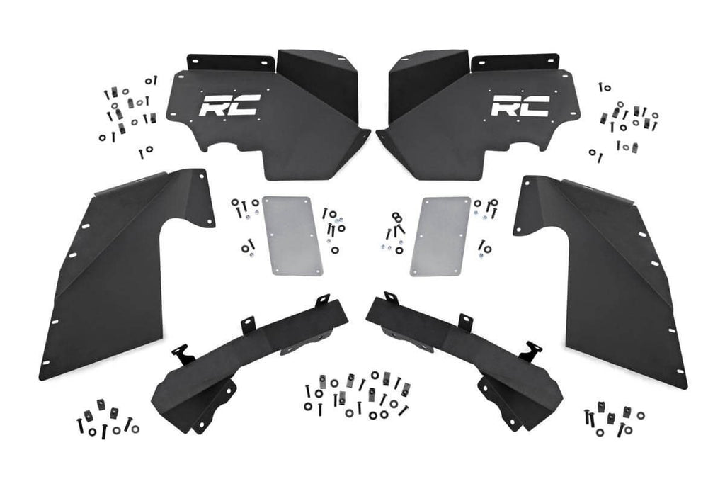 Jeep Front Inner Fenders Vertex Shocks 07-18 Wrangler JK Rough Country
