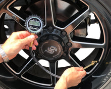 Load image into Gallery viewer, Digital Tire Gauge with Valve Kit &amp; Storage Bag Up Down Air