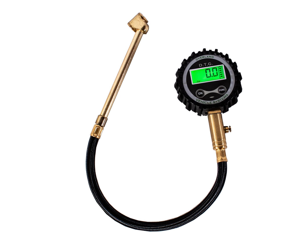 Digital Tire Gauge with Valve Kit & Storage Bag Up Down Air