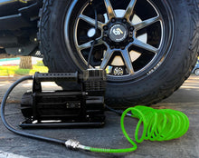 Load image into Gallery viewer, Air Compressor System 5.6 CFM With Storage Bag Hose &amp; Attachments Single Motor Up Down Air