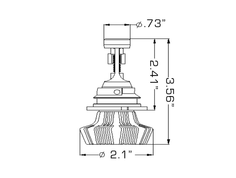 ORACLE Lighting Bulbs Oracle 9007 4000 Lumen LED Headlight Bulbs (Pair) - 6000K SEE WARRANTY