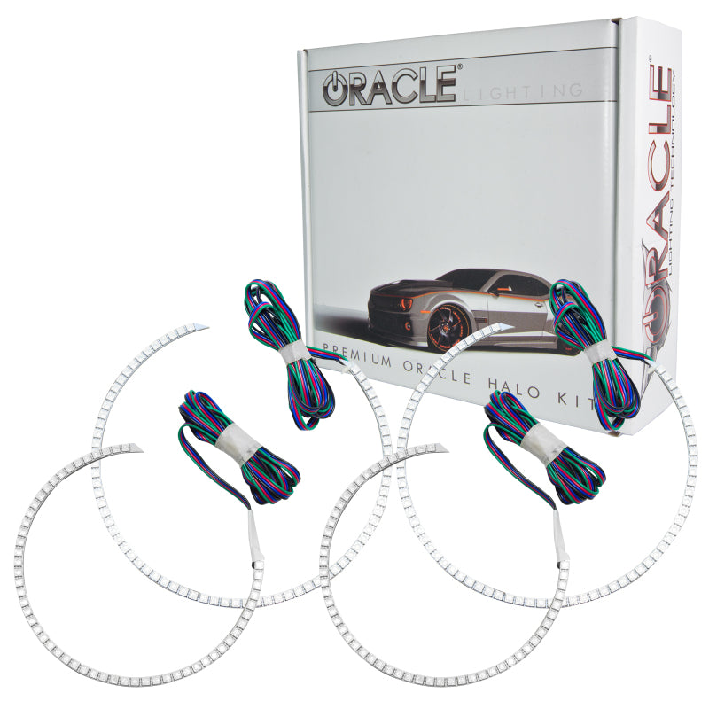 ORACLE Lighting Headlights Oracle Jeep Grand Cherokee 05-10 Halo Kit - ColorSHIFT w/ Simple Controller SEE WARRANTY