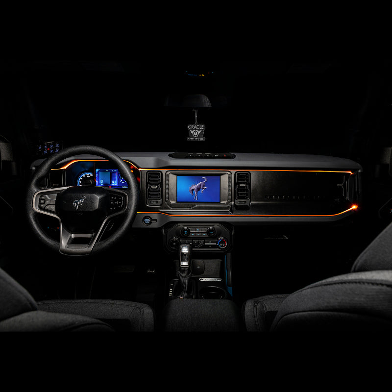 ORACLE Lighting Light Strip LED Oracle Lighting Ford Bronco ColorSHIFT Fiber Optic LED Interior Kit SEE WARRANTY