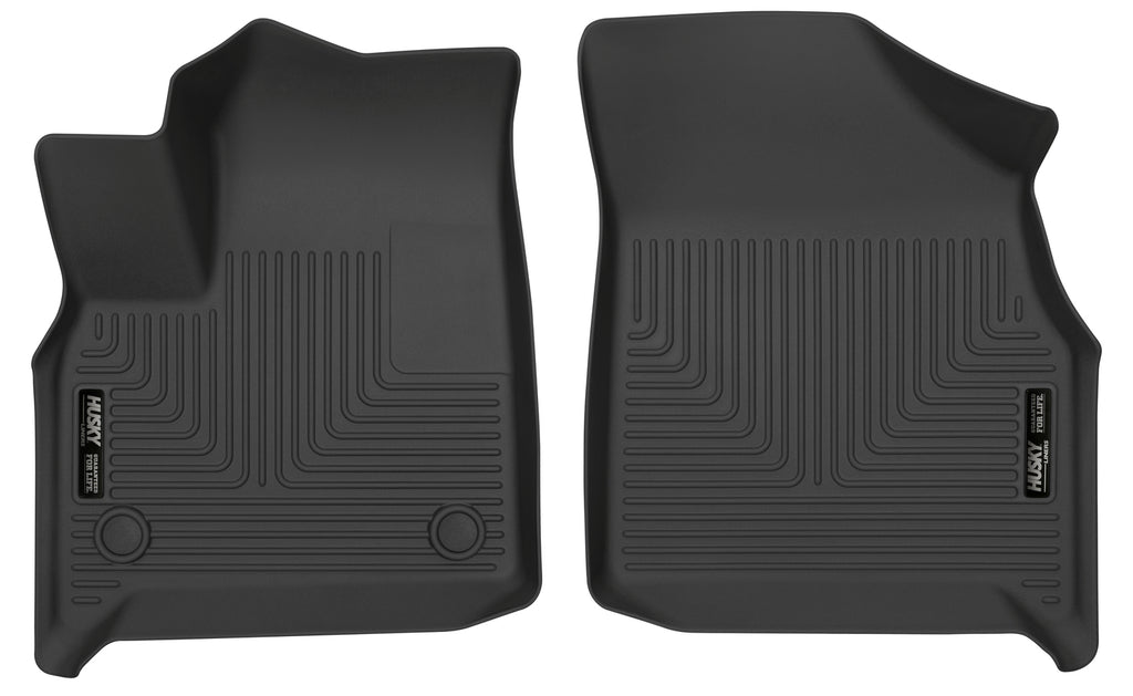 Weatherbeater Front Floor Liners For 2018-2024 Enclave, Traverse Limited Husky Liners