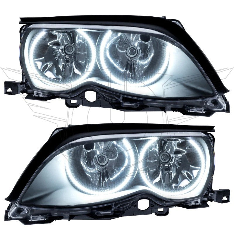 ORACLE Lighting Headlights Oracle 02-05 BMW 3 Series SMD HL - Black - ColorSHIFT w/ BC1 Controller