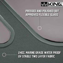 Load image into Gallery viewer, Jeep TJ Replacement Soft Top With Tinted Windows No Doors For 97-06 Wrangler TJ Black Diamond King 4WD